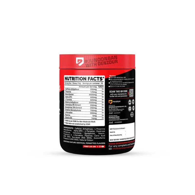 Denzour Den-Roar Pre-Workout - Image 2