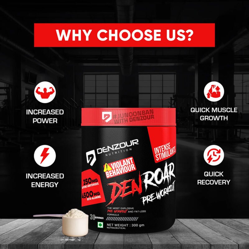 Denzour Den-Roar Pre-Workout - Image 4